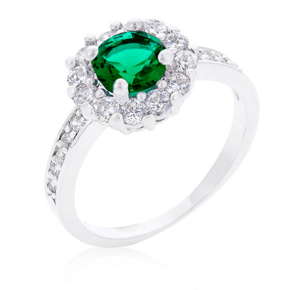 Belle 6mm Round CZ Halo Cocktail Ring | 0.84ct | 2ct