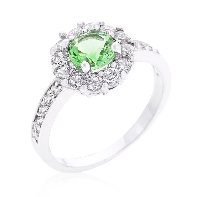 Belle 6mm Round CZ Halo Cocktail Ring | 0.84ct | 2ct