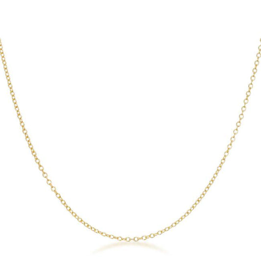 Livia Rose Gold Link Necklace | 16in