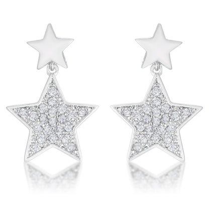 Bianca Star Drop Earrings | 1ct