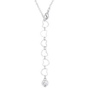 Blair Melded Hearts CZ Necklace | 0.2ct