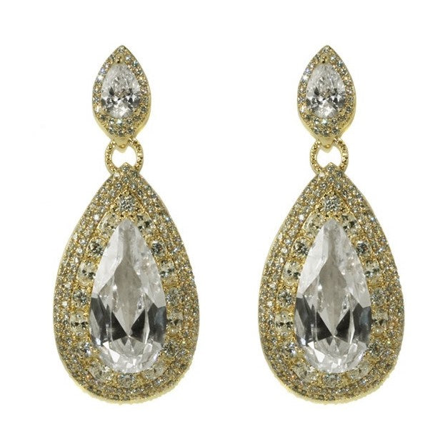 Buy At Best Silver Polish Diamond Studded Earrings For Girls/Women