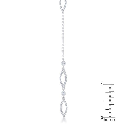 Carmela CZ Lariat Necklace