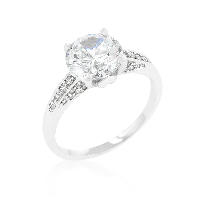 Carmela 2.5ct Contemporary Round Solitaire Ring | 3.8ct