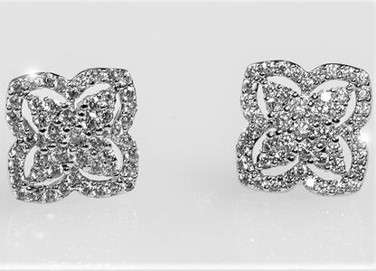 Cassie Clover Stud Earrings | 2ct