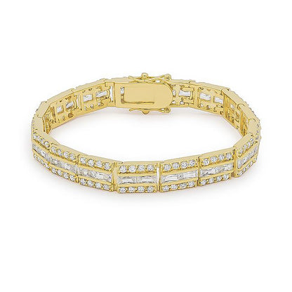 Chante Radiant Gold Tennis Bracelet – 7.25in | 32ct