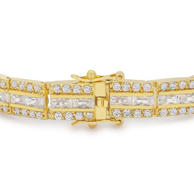 Chante Radiant Gold Tennis Bracelet – 7.25in | 32ct