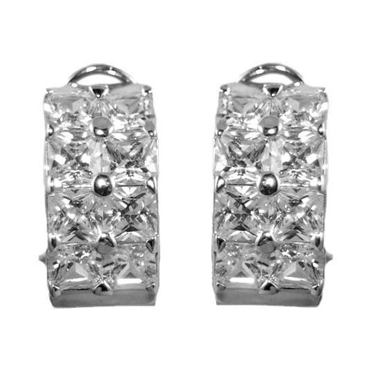 AAAAA Cubic Zirconia Diamond Earrings | 18K Electroplated | Couture Earrings | online Statement Earrings