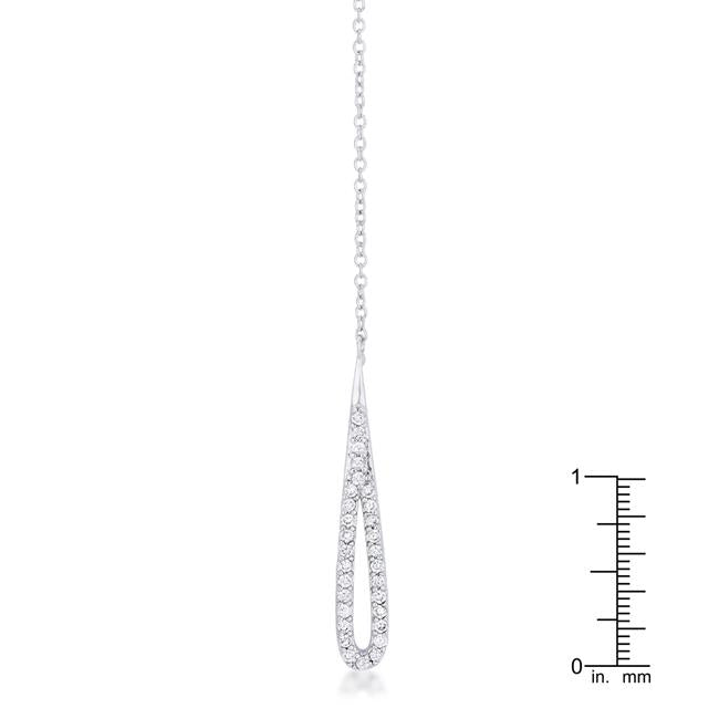 Chrisette CZ Lariat Necklace