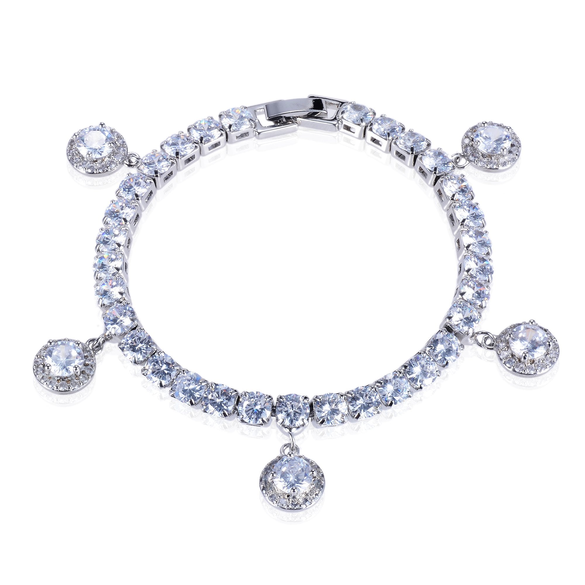 Sparkling Drops Tennis Bracelet | Sterling silver | Pandora US