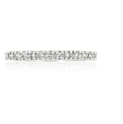 Darla Delicate CZ Eternity Stackable Ring | 1ct