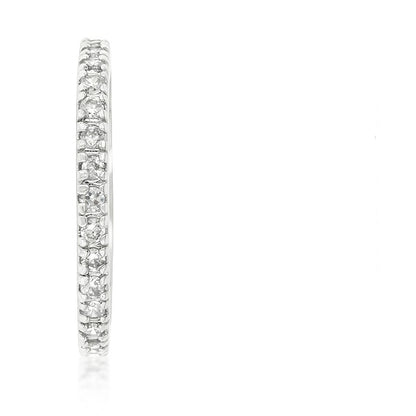 Darla Delicate CZ Eternity Stackable Ring | 1ct