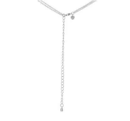 Dorika Dazzling Round Halo CZ Necklace