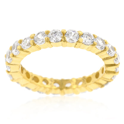 Elizabeth Clear Eternity Stackable Ring | 4ct