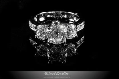 Elizabeth Three Stone Engagement Ring  | 3ct