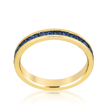 Gail Montana Blue Eternity Stackable Ring | 1ct | 18k Gold