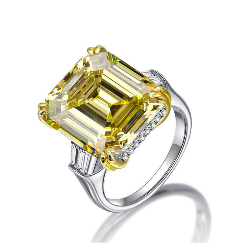 Andaz 4.61 Carat Natural Oval-Cut Yellow Sapphire Halo Engagement Ring –  Unique Engagement Rings NYC | Custom Jewelry by Dana Walden Bridal
