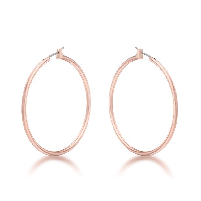 Glem Large Gold Hoop Earrings | 45mm