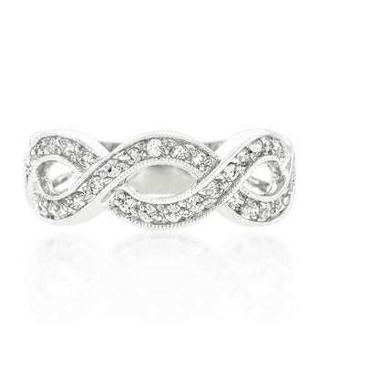 Gretel Infinity Paved Band Ring | 0.5ct