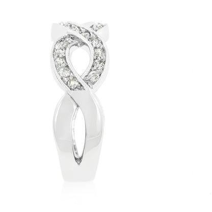 Gretel Infinity Paved Band Ring | 0.5ct