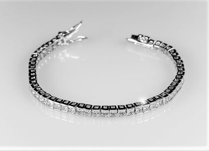 Hana Princess CZ Tennis Bracelet – 7in | 11ct