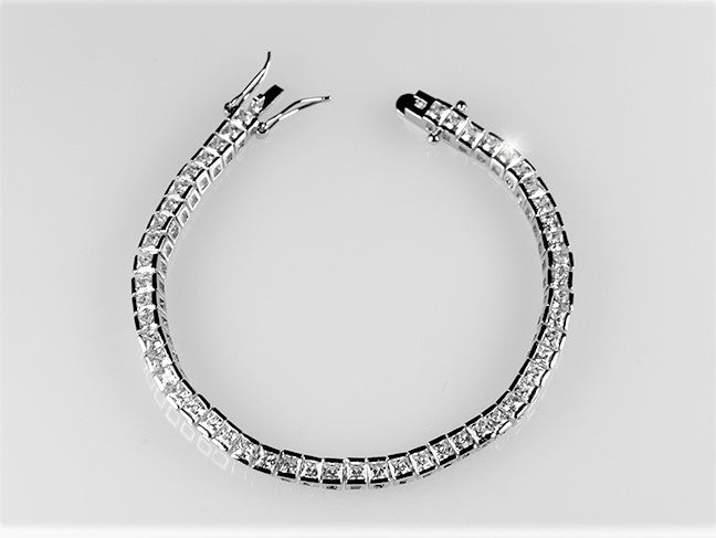 Hana Princess CZ Tennis Bracelet – 7in | 11ct