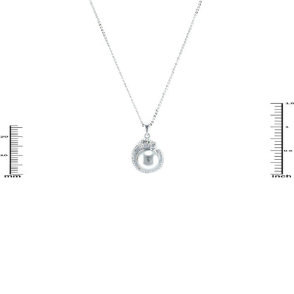 Jozoe Pearl CZ Panther Pendant