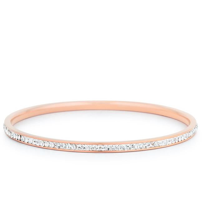 Katlynn Rose  Gold CZ Bangle Bracelet