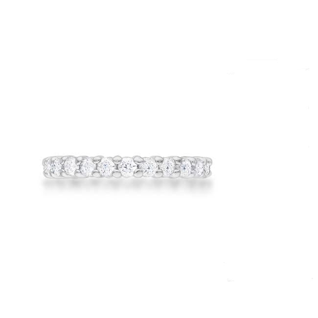 Krista Eternity Round CZ Stackable Ring | 2ct