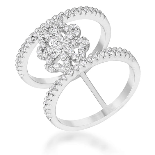 Lauren Delicate Clover Wrap Ring | 1ct