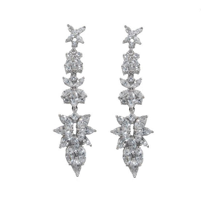 Liann Marquise Cluster Chandelier Earrings | 65mm