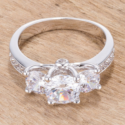 Elizabeth Three Stone Engagement Ring  | 3ct