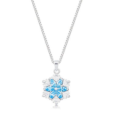 Liv Brilliant Snowflake Silver Pendant | 2ct