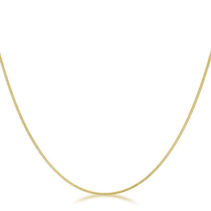 Liv Interlocked Gold Necklace | 16in