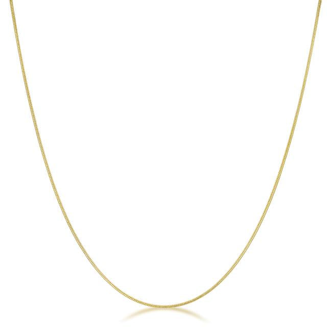 Liv Interlocked Gold Necklace | 16in