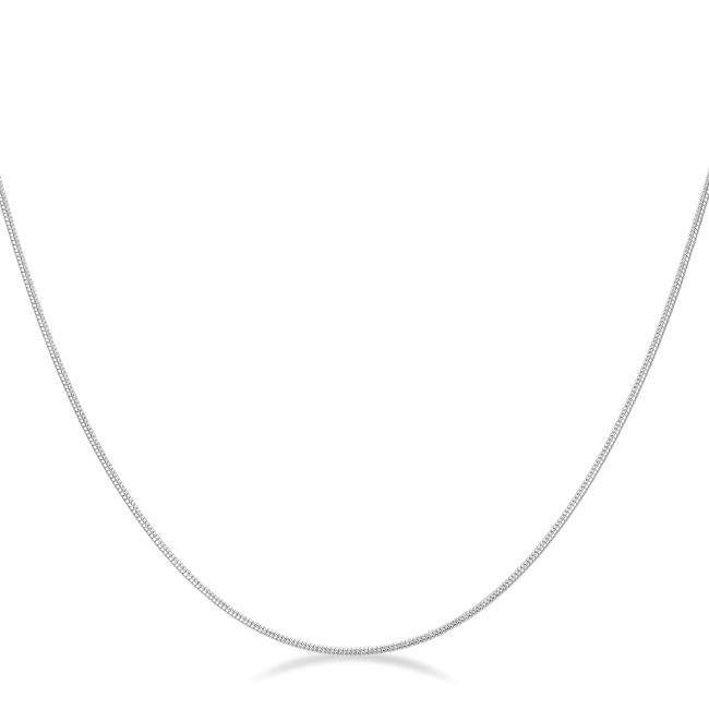 Liv Interlocked Silver Necklace | 16in