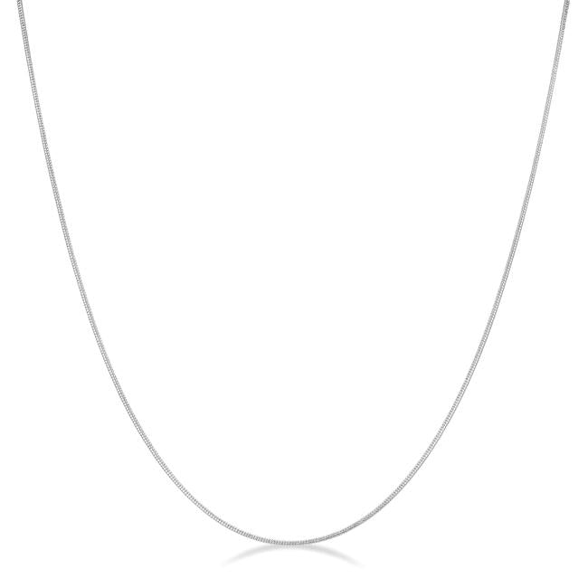 Liv Interlocked Silver Necklace | 16in