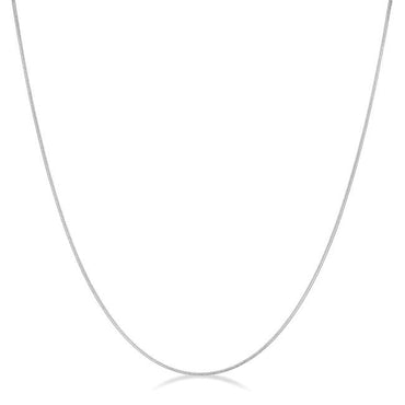 Liv Interlocked Silver Necklace | 16in