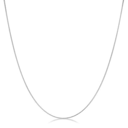 Liv Interlocked Silver Necklace | 16in