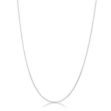 Liva Beaded Julibee Silver Necklace | 20in