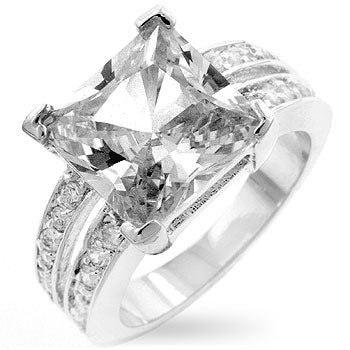 Lola Princess Cut Statement Engagement Ring  | 8.5ct