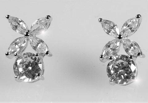 Malia Marquise Mix Stud Earrings | 5ct