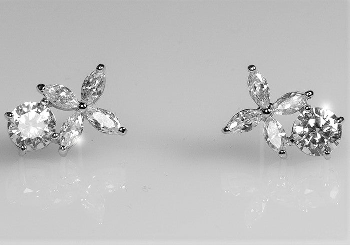 Malia Marquise Mix Stud Earrings | 5ct