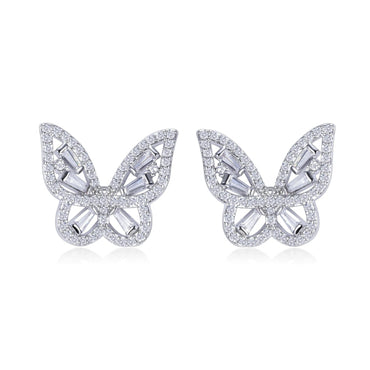 Mariposa Butterfly Gold Stud Earrings