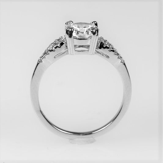 Mersia Round Engagement Ring | 1.3ct