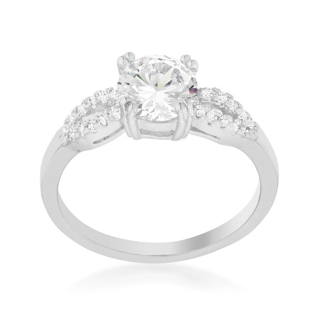 Mersia Round Engagement Ring | 1.3ct