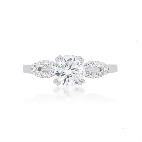 Mersia Round Engagement Ring | 1.3ct