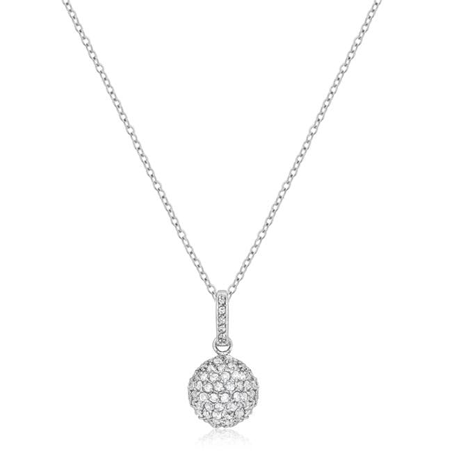 Mesa CZ Sphere CZ Pendant - Beloved Sparkles