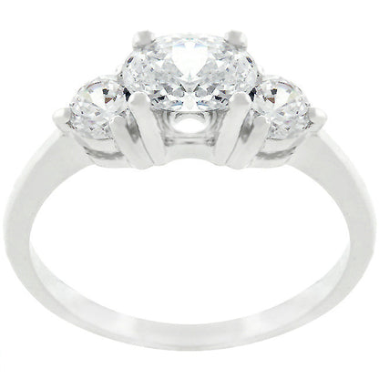 Miranna Three Stone Oval Serenade Engagement Ring  | 1.5ct