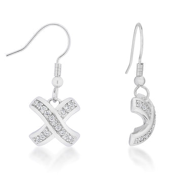 Monya Criss Cross Drop Earrings | 0.6ct